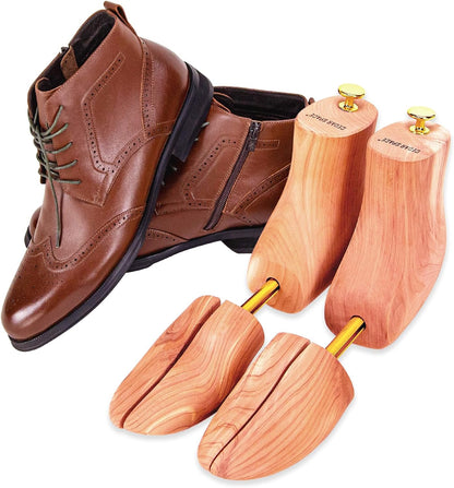 Cedar Boot Tree, 8-14 Sizes 100% Natural Wooden Boot Stretcher
